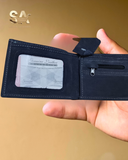 KINGDUSHI 2008  Zipper Leather Men's Wallet