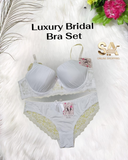White Luxury Bridal Bra Panty Set