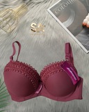 Women Comfortable Thick Padded Lace Bra