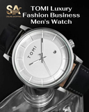 TOMI Luxury Fashion Business Round Dial Men's Watch