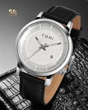 TOMI Luxury Fashion Business Round Dial Men's Watch