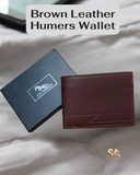 Brown Leather Humers Wallet For Daily Use