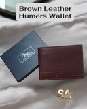 Brown Leather Humers Wallet For Daily Use