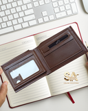 Brown Leather Humers Wallet For Daily Use