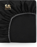 Terry Cotton Waterproof Black Mattress Cover Protector