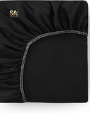 Terry Cotton Waterproof Black Mattress Cover Protector