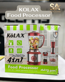 KOLAX Food Processor 4 in 1 Blender & Grinder