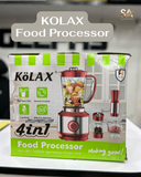 KOLAX Food Processor 4 in 1 Blender & Grinder