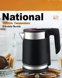 Electric Kettle Stainless Steel Black White Silver Tea Maker