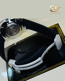 AW Daniel Wellingion Leather Wallet Strap Watch