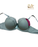 Women Comfortable Thick Padded Lace Bra