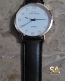 AW Daniel Wellingion Leather Wallet Strap Watch