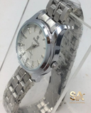 Badus Quartz Silver Stainless Steel Strap Watch