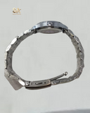 Badus Quartz Silver Stainless Steel Strap Watch