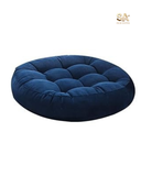Premium Round Shape Velvet Floor Cushion - Set of 2 Pcs