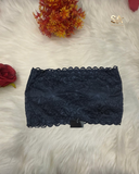 Poly Lace Fabric Bra With Removable Straps
