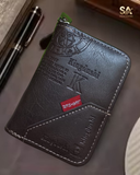 Premium Quality Leather Zipper Men's Wallet Purse