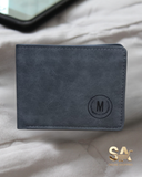 Gray Leather MashaLanti Men's Wallet With Premium Quality