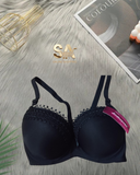 Women Comfortable Thick Padded Lace Bra