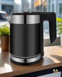 Electric Kettle Stainless Steel Black White Silver Tea Maker