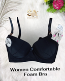 Women's Comfortable Shimmery Shine Straps Wired Padded Bra