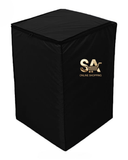 Top Load Zipper Closure Black Waterproof Washing Machine Cover