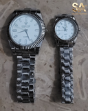 FORTUNE TIME BY Quartz Luxury Couple Watch