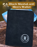 Black Leather MashaLanti Men's Wallet With Premium Quality