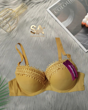 Women Comfortable Thick Padded Lace Bra