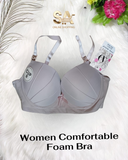 Women's Comfortable Shimmery Shine Straps Wired Padded Bra