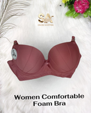 Women's Comfortable Shimmery Shine Straps Wired Padded Bra