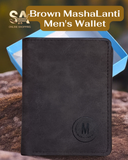 Brown Leather MashaLanti Men's Wallet With Premium Quality