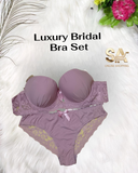 Rose Gold Luxury Bridal Bra Panty Set