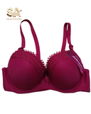 Women Comfortable Thick Padded Lace Bra