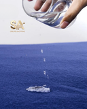 Terry Cotton Waterproof Blue Mattress Cover Protector