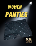 Black Comfortable Branded Triangle Shape Panties For Women