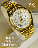 ROLEX Premium Day Date All Gold White Dial Watch
